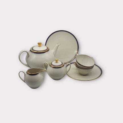 Service à thé en porcelaine signé  Winterling Mark