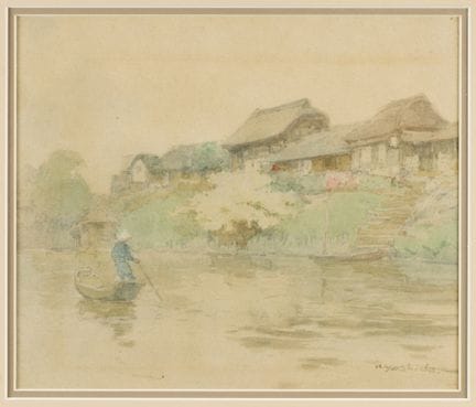 Hiroshi Yoshida (Japaner, 1876–1950). Aquarell auf