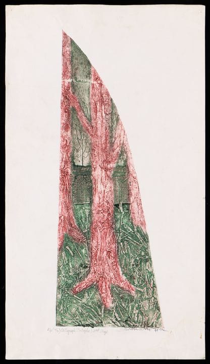 Somnath Hore (Inder, 1921–2006). Kollagraphie-Tief