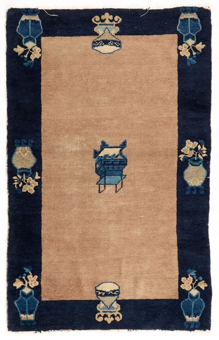 Tapis chinois en laine de Pékin, début du XXe sièc