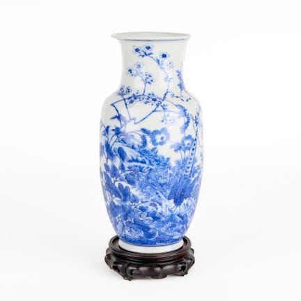 Kato Gosuke (japonais, 1839-1905). Vase balustre e