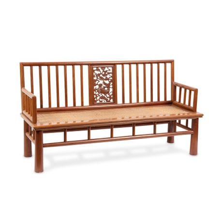 Banc chinois en huanghuali de la dynastie Qing, XX