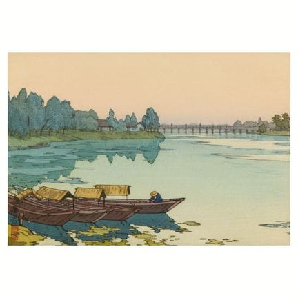 Toshi Yoshida (Japaner, 1911–1995). Farbiger Holzs