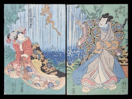 Utagawa Kuniyoshi (Japaner, 1798–1861). Zweiteilig