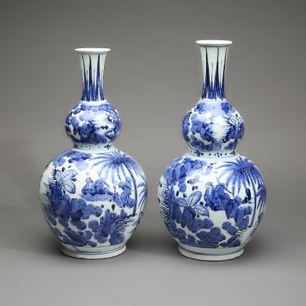 Paire de vases en porcelaine d’Arita destinés à l’