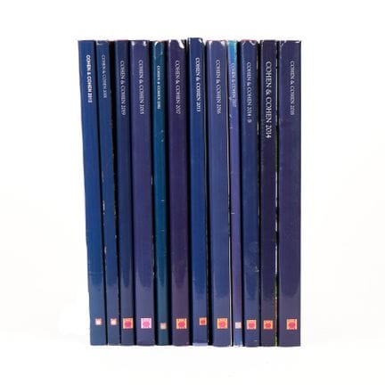 Ensemble de 12 catalogues Cohen &amp; Cohen consac