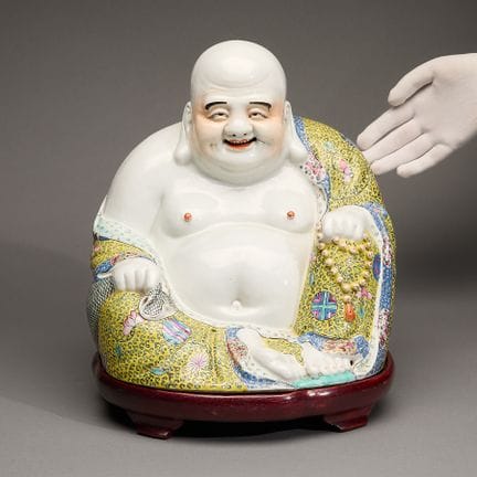 Figurine chinoise en porcelaine de la « famille ro