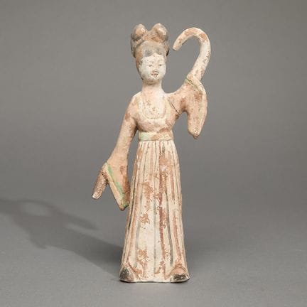 Figurine funéraire chinoise en terre cuite représe