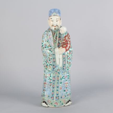 Figurine chinoise en porcelaine de la « famille ro