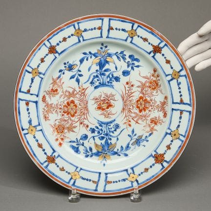 Chinesischer Imari-Porzellan-Teller für den Export