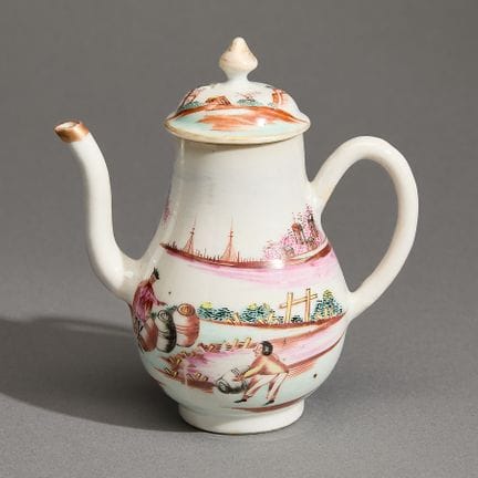 Pot à lait en porcelaine chinoise d'exportation av