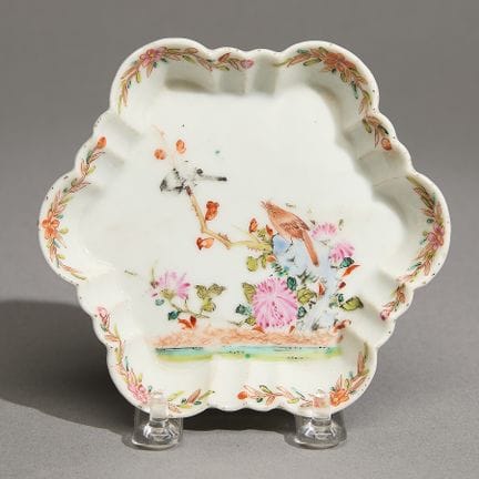 Support de théière hexagonal en porcelaine chinois