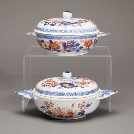 Lot de deux écuelles Imari de style « export » chi