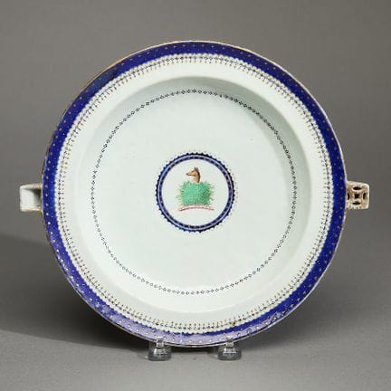 Soucoupe à eau chaude en porcelaine chinoise à crê
