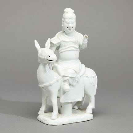 Chinesische Porzellanfigur aus Dehua („Blanc de Ch
