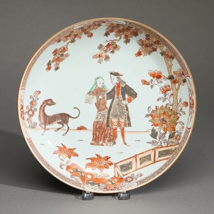 Soucoupe en porcelaine « Governor Duff » de la fam