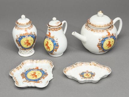 Service à thé en porcelaine chinoise d'exportation