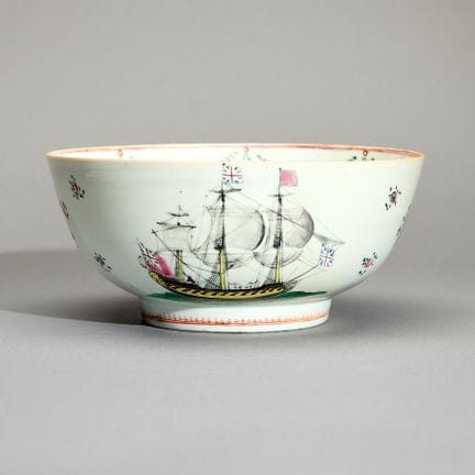 Bol en porcelaine chinoise destiné au marché brita