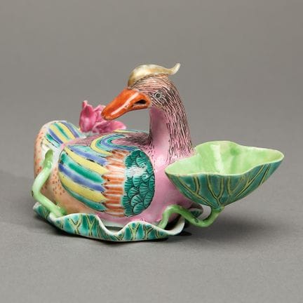 Chinesischer Export-Porzellan-Wassertropfer im „Fa