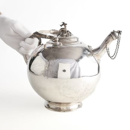 Large English-inspired Ottoman Empire .900 silver 