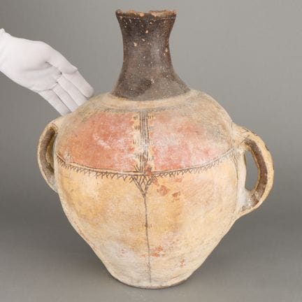 Berber, Morocco. African painted terracotta potter