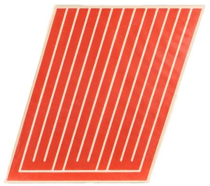 唐纳德·贾德（美国，1928-1994）。镉红木刻，1961-1969年。 呈平行四边形。背面有铅笔