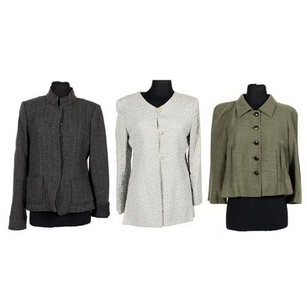 Group of three Armani Collezioni blazers. Includin
