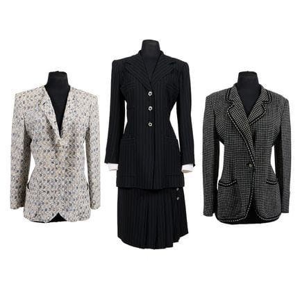 Group of three Emanuel Ungaro blazers including on