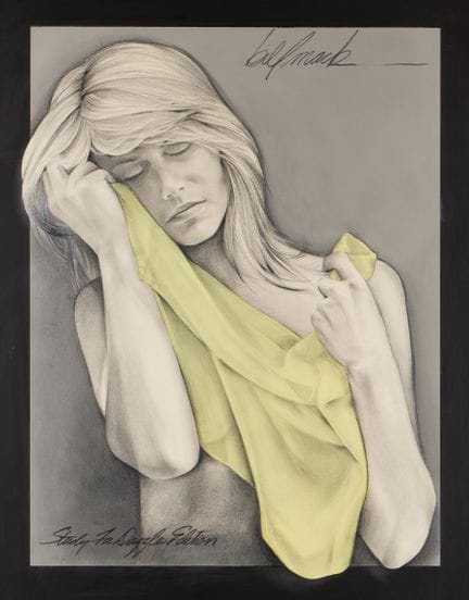 Bill Mack (American, b. 1944). Pastel on paper dra