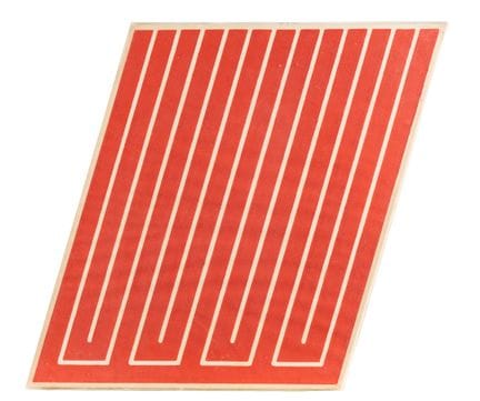 唐纳德·贾德（美国，1928-1994）。镉红木刻，1961-1969年。 呈平行四边形。背面有铅笔