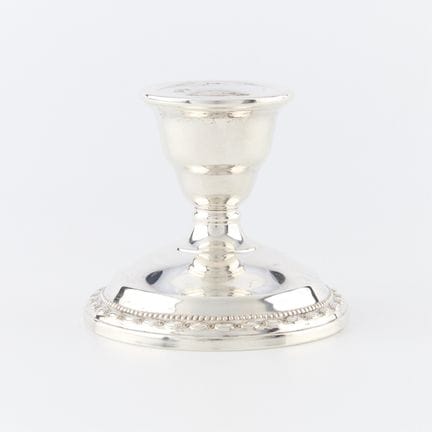 La Pierre sterling silver candlestick holder with 