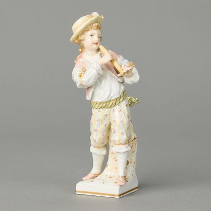 KPM, Berlin, Germany. Porcelain figure of a pipe- 