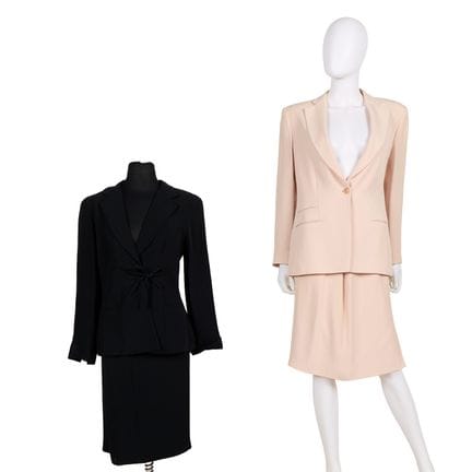 Two Armani Collezioni two piece suits. Including: 