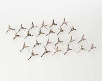 Christofle, France. Set of 12 silver plated knife 