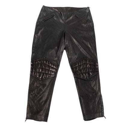 Ralph Lauren purple label lamb skin moto pants. Wi