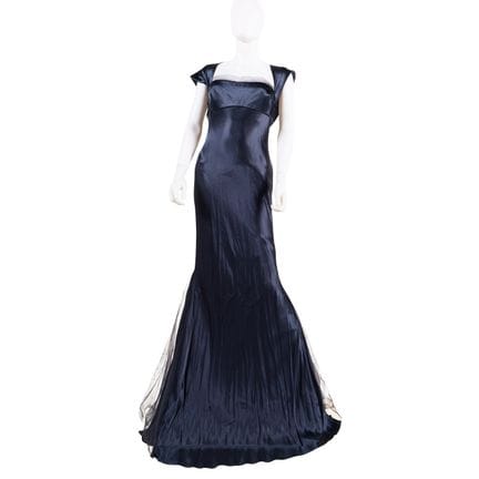 Vera Wang viscose and acetate blend with silk lini