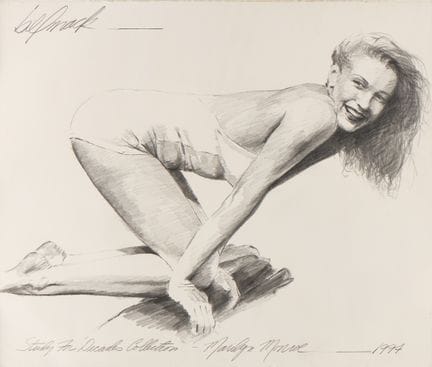 Bill Mack (American, b. 1944). Graphite on paper d