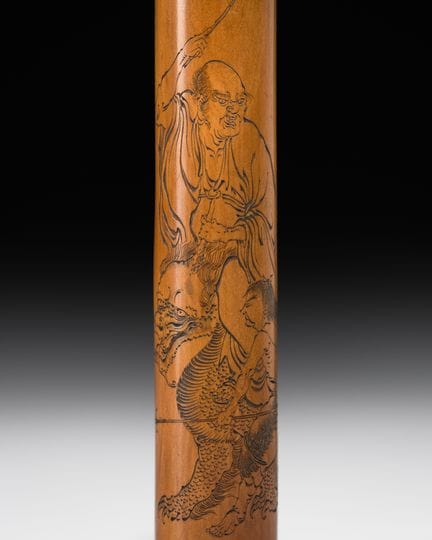 YOZAN: UN KISERUZUTSU (ESTUCHE PARA PIPA) DE MADER