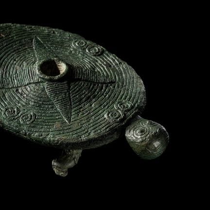 FIGURA IN BRONZO RAPPRESENTANTE UNA TARTARUGA, CUL
