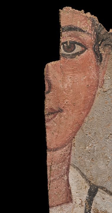 RETRATO DE UNA MOMIA EGIPCIA DE UN JOVEN, PERÍODO 