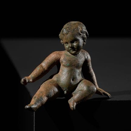 PICCOLA STATUETTA IN BRONZO RAPPRESENTANTE UN RAGA