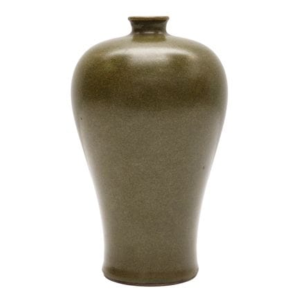 Vase chinois de type « meiping » à glaçure « pouss