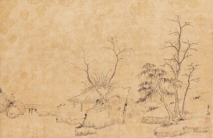 Peinture de paysage chinoise, XVIIIe/XIXe siècle 十