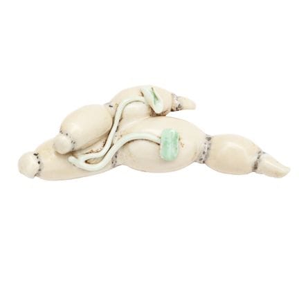 Porte-pinceaux en porcelaine chinoise en forme de 
