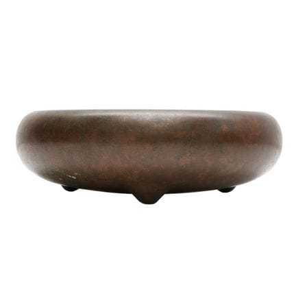 A Chinese bronze tripod censer, Qing dynasty 清 三足銅
