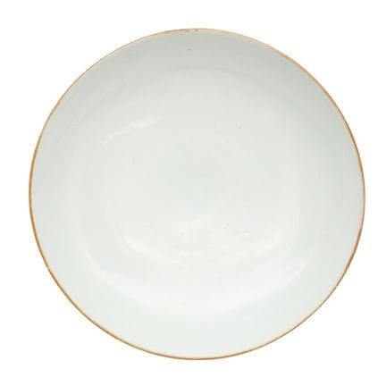 Plat chinois à glaçure blanche orné d’un décor « a