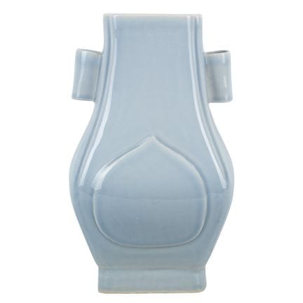 Vase chinois monochrome « clair de lune » (hu), XX