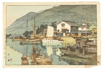 Hiroshi Yoshida 吉田 博 (Japonais, 1876-1950) Tomo no