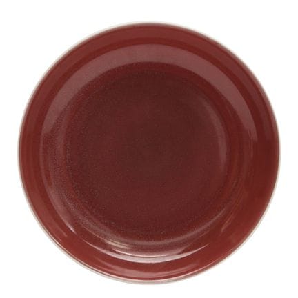 Plat chinois de couleur cuivrée, XIXe siècle. Assi