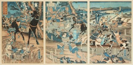 Utagawa Yoshitora 歌川 芳虎 (japonais, actif entre 185